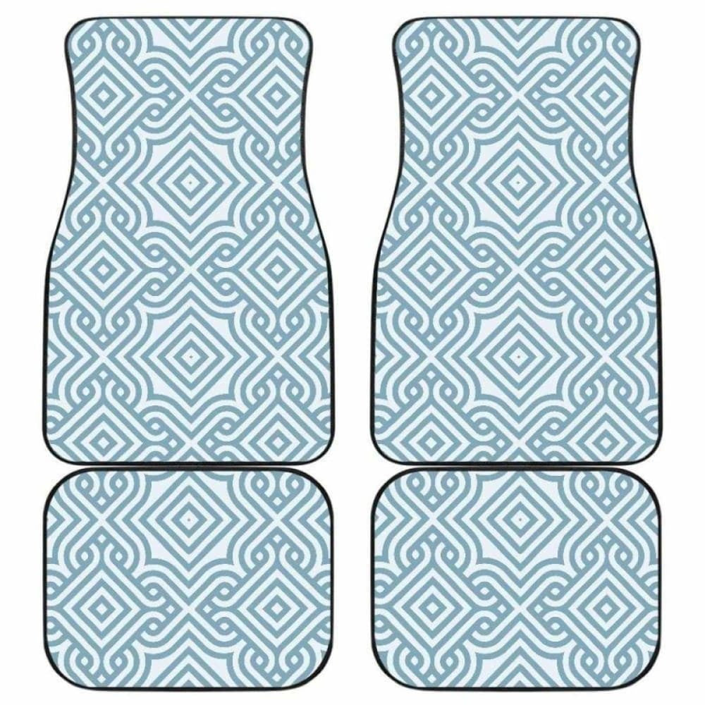 Arabic Pattern Front And Back Car Mats