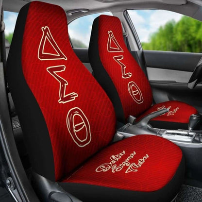 Delta Car-Suv Seat Cover-Cr Hearts-Red