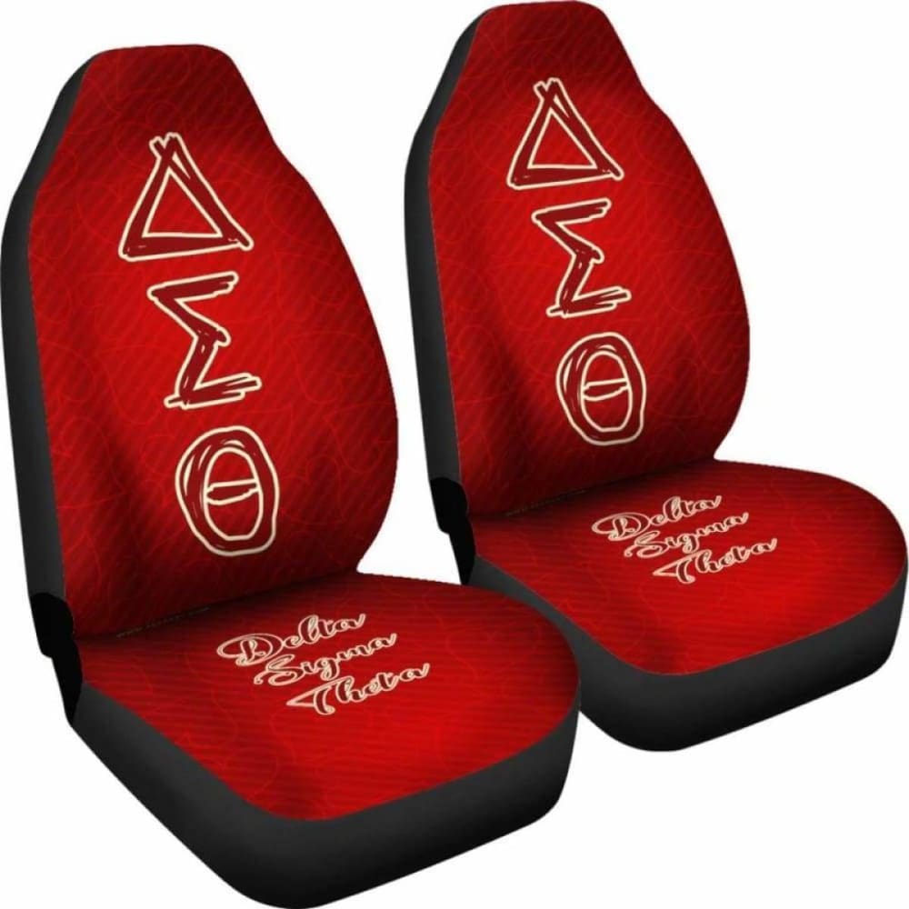 Delta Car-Suv Seat Cover-Cr Hearts-Red
