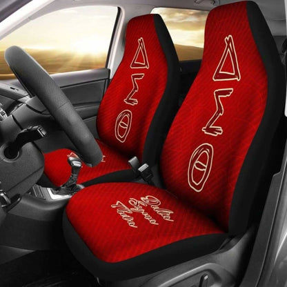 Delta Car-Suv Seat Cover-Cr Hearts-Red