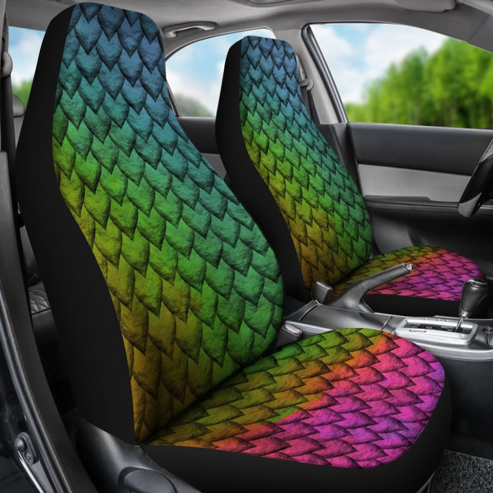 Dragon Colorful Skin Car Seat Covers