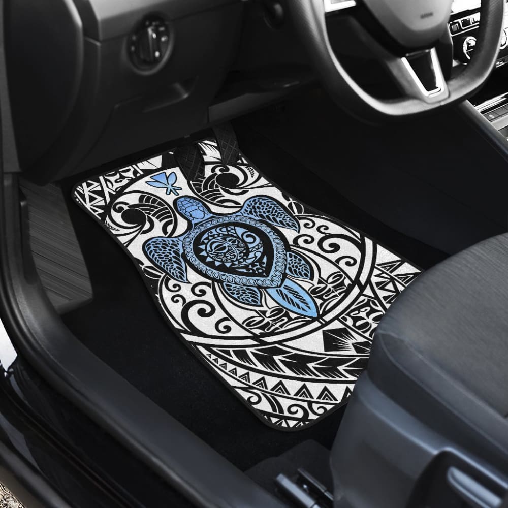 Amazing Kanaka Maoli Hawaiian Polynesian Tattoo Turtle Car Floor Mats