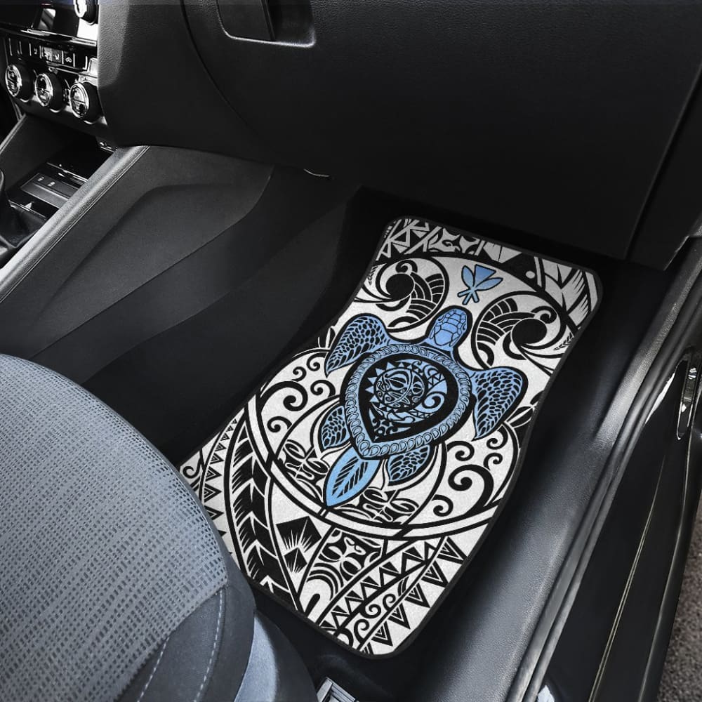 Amazing Kanaka Maoli Hawaiian Polynesian Tattoo Turtle Car Floor Mats