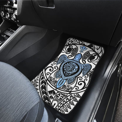 Amazing Kanaka Maoli Hawaiian Polynesian Tattoo Turtle Car Floor Mats