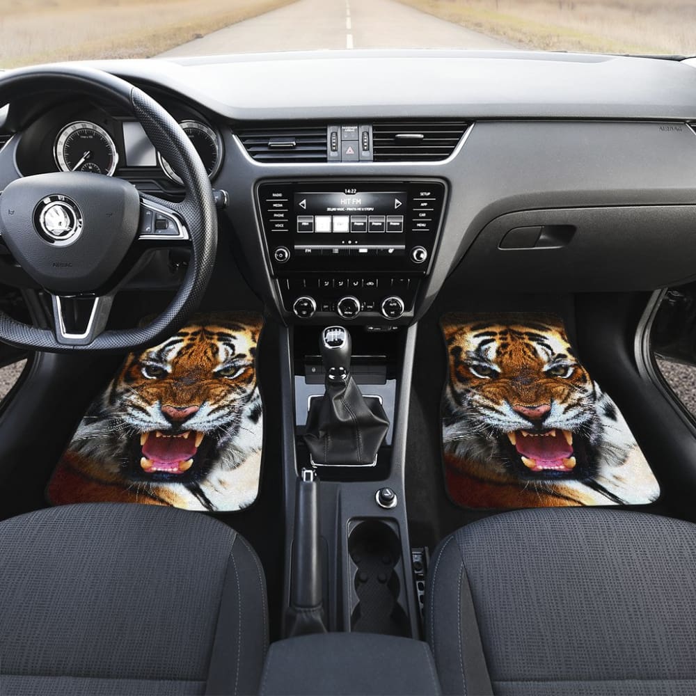 Amazing Roaring Tiger Car Floor Mats
