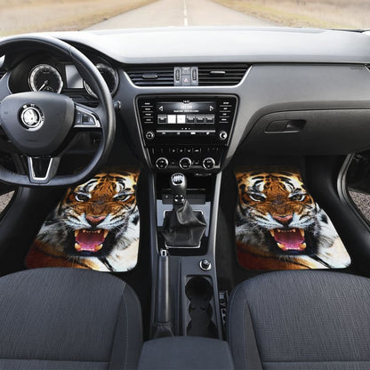 Amazing Roaring Tiger Car Floor Mats