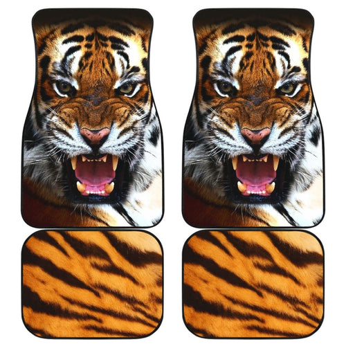 Amazing Roaring Tiger Car Floor Mats