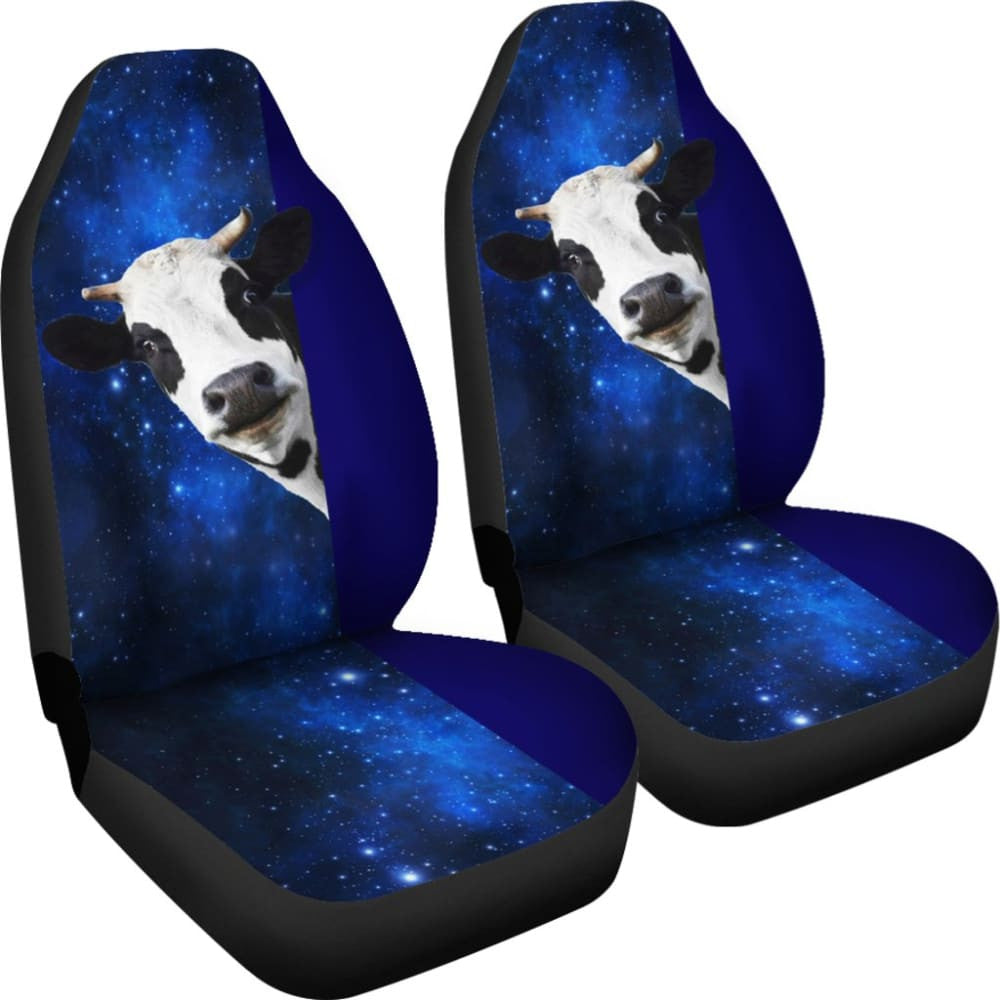 Amazing Gift Ideas Cow Spirit With Galaxy Car Seat Covers