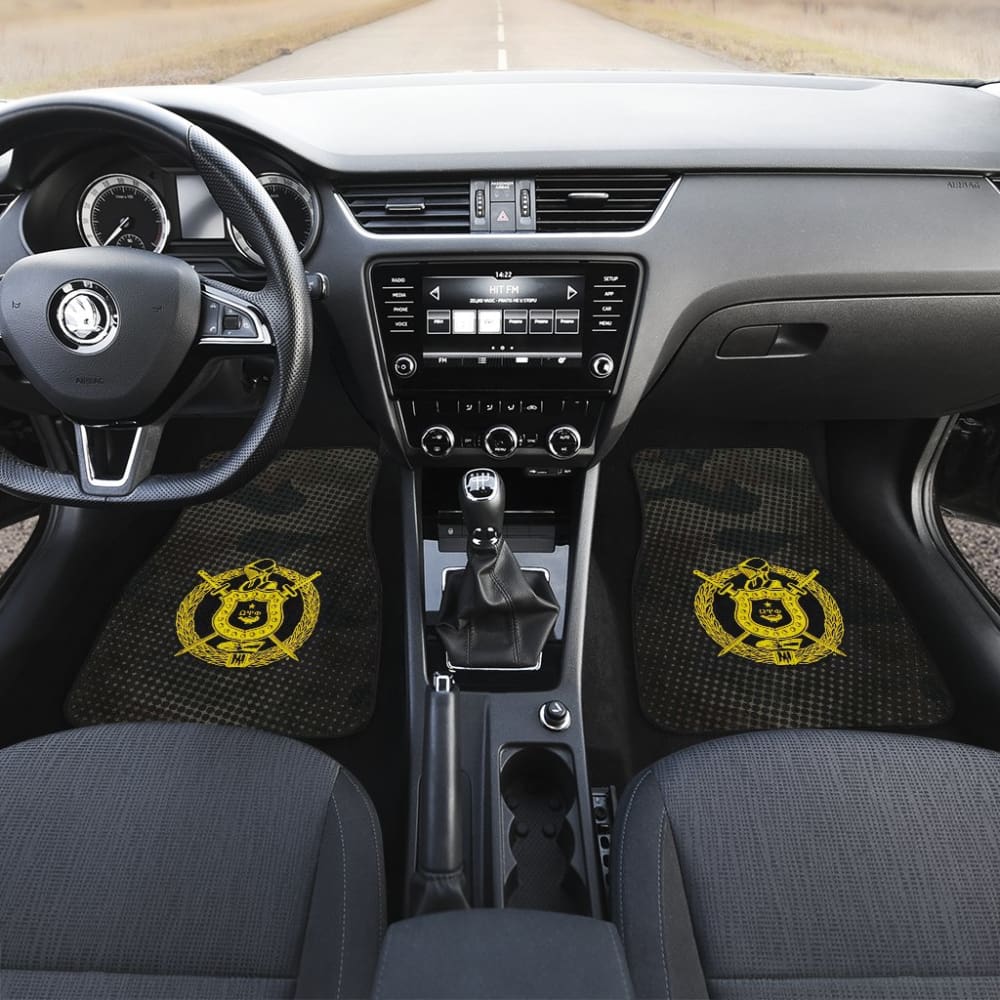 Omega Psi Phi Brown Camo Car Floor Mats