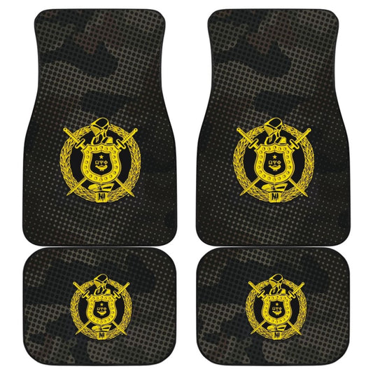 Omega Psi Phi Brown Camo Car Floor Mats