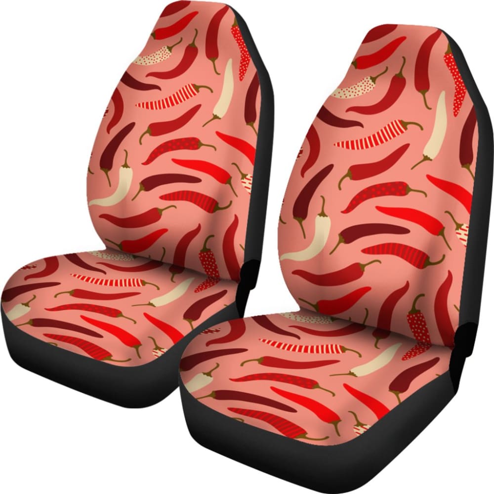 Beautiful Chili Peppers Pattern Car Seat Covers