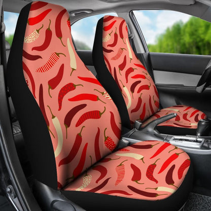 Beautiful Chili Peppers Pattern Car Seat Covers