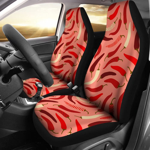 Beautiful Chili Peppers Pattern Car Seat Covers