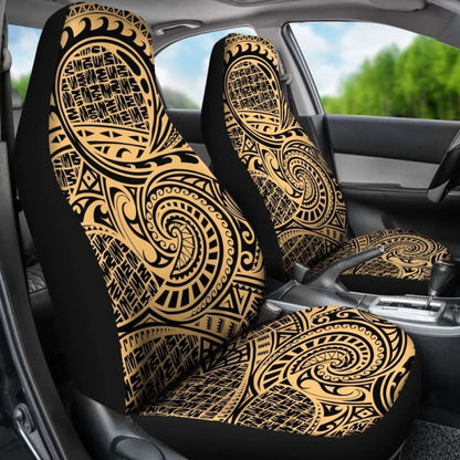 Polynesian Car Seat Cover - Polynesian Tattoo  -