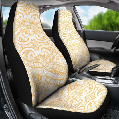 Polynesian Car Seat Cover - Polynesian Tattoo -