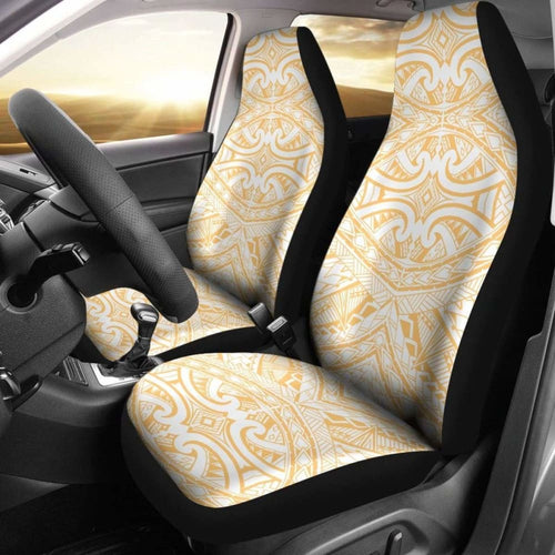 Polynesian Car Seat Cover - Polynesian Tattoo -