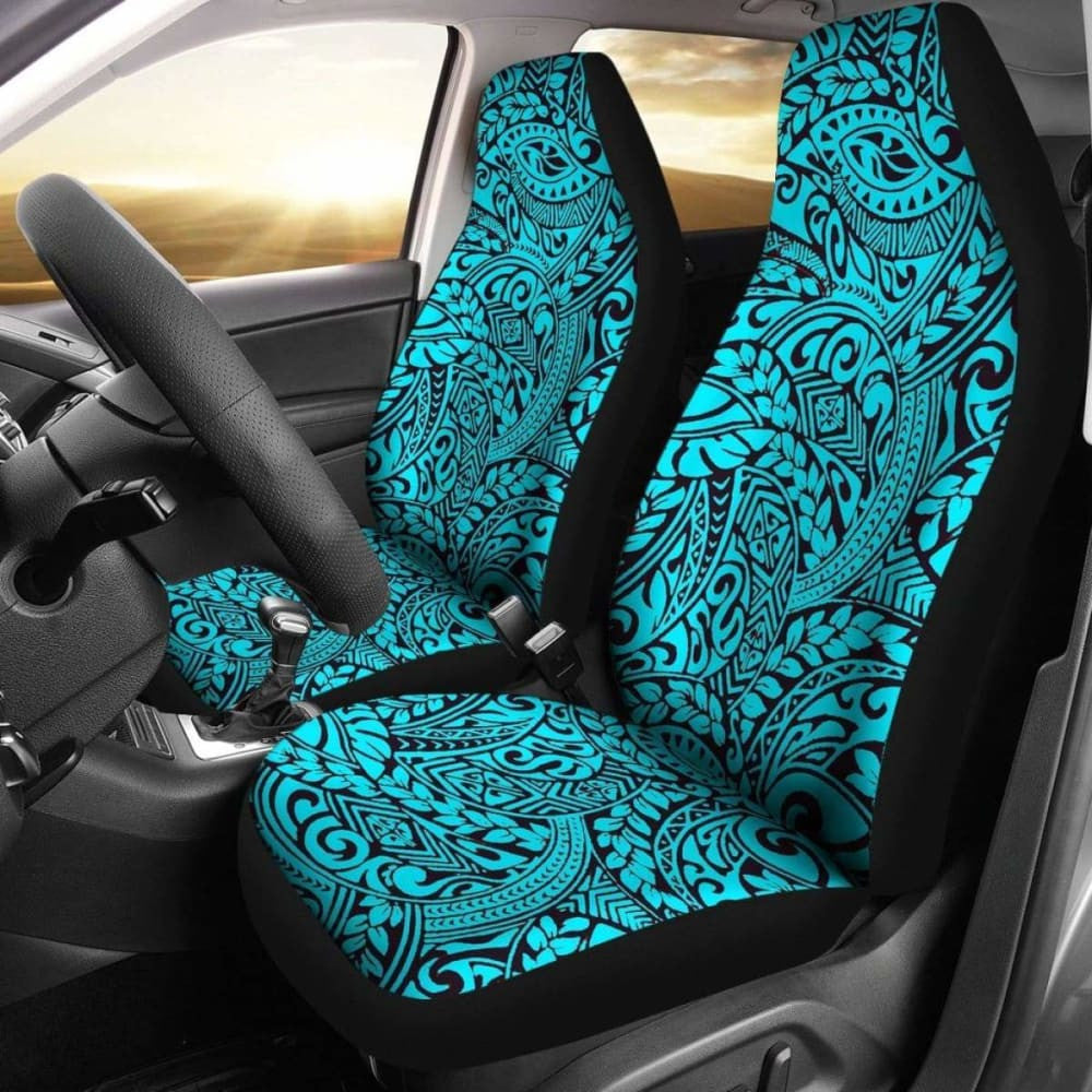 Polynesian Car Seat Cover - Polynesian Tattoo -