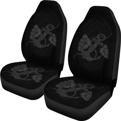 Anchor Gray Poly Tribal Car Seat Covers -