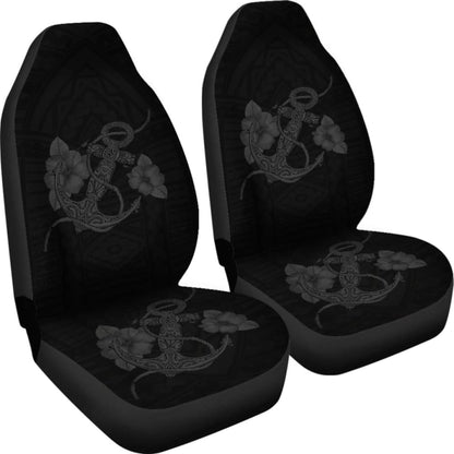 Anchor Gray Poly Tribal Car Seat Covers -