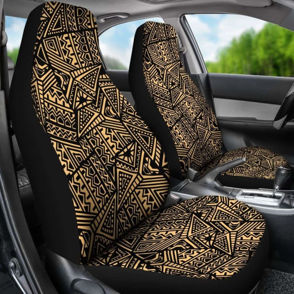 Polynesian Car Seat Cover - Polynesian Tattoo -