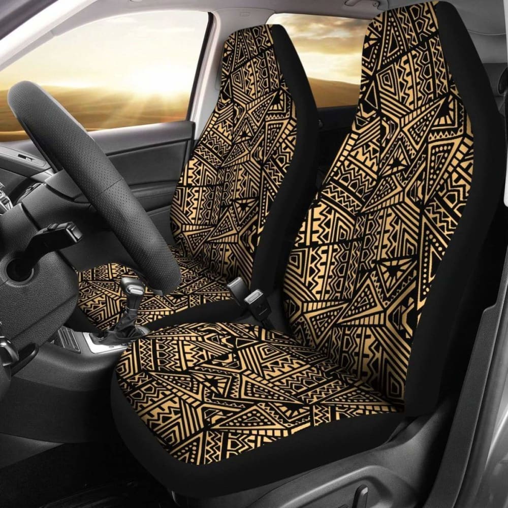 Polynesian Car Seat Cover - Polynesian Tattoo -