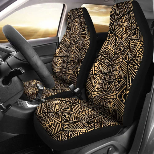 Polynesian Car Seat Cover - Polynesian Tattoo -