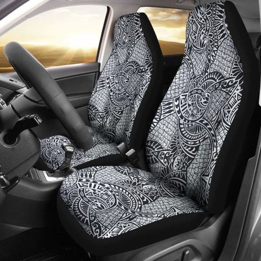 Polynesian Car Seat Cover - Polynesian Tattoo -