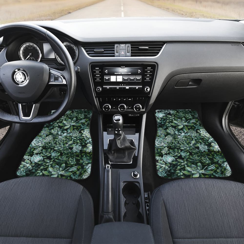 Flowers Succulent Car Floor Mats