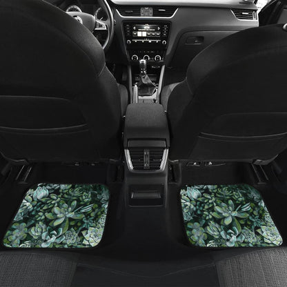 Flowers Succulent Car Floor Mats