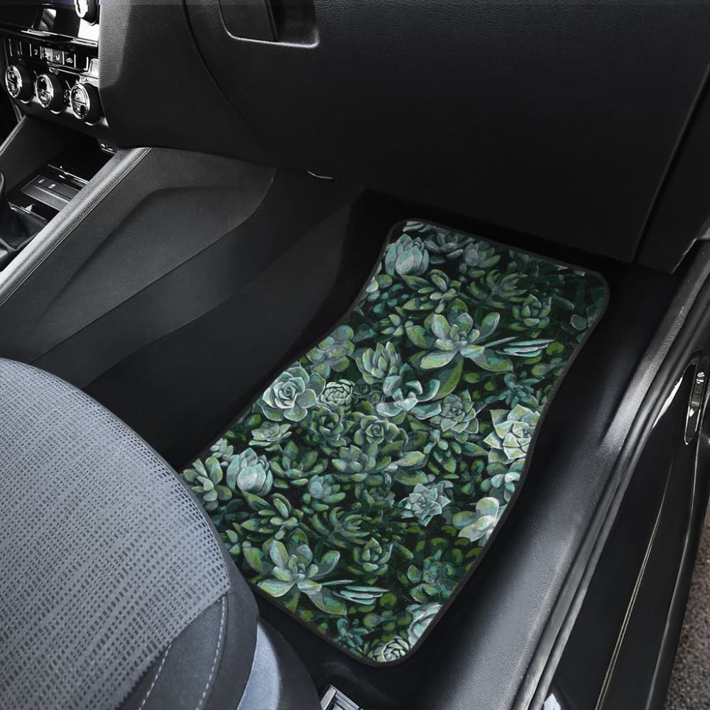 Flowers Succulent Car Floor Mats