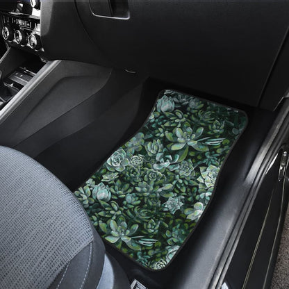 Flowers Succulent Car Floor Mats