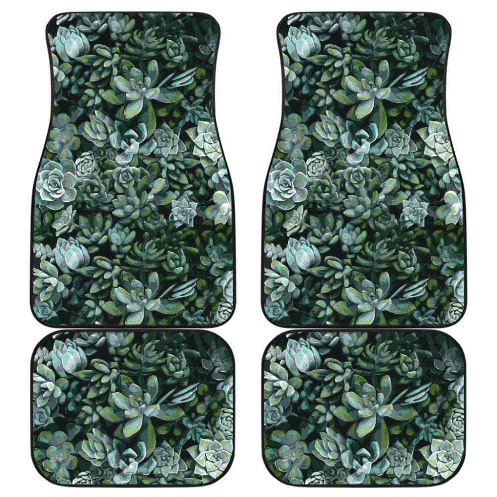 Flowers Succulent Car Floor Mats