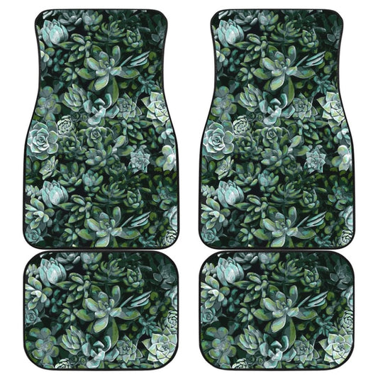 Flowers Succulent Car Floor Mats
