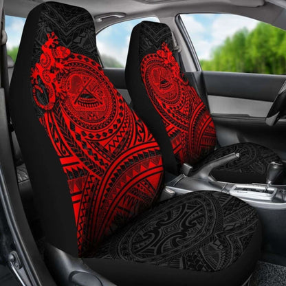 American Samoa Car Seat Covers - Polynesian Lizard -