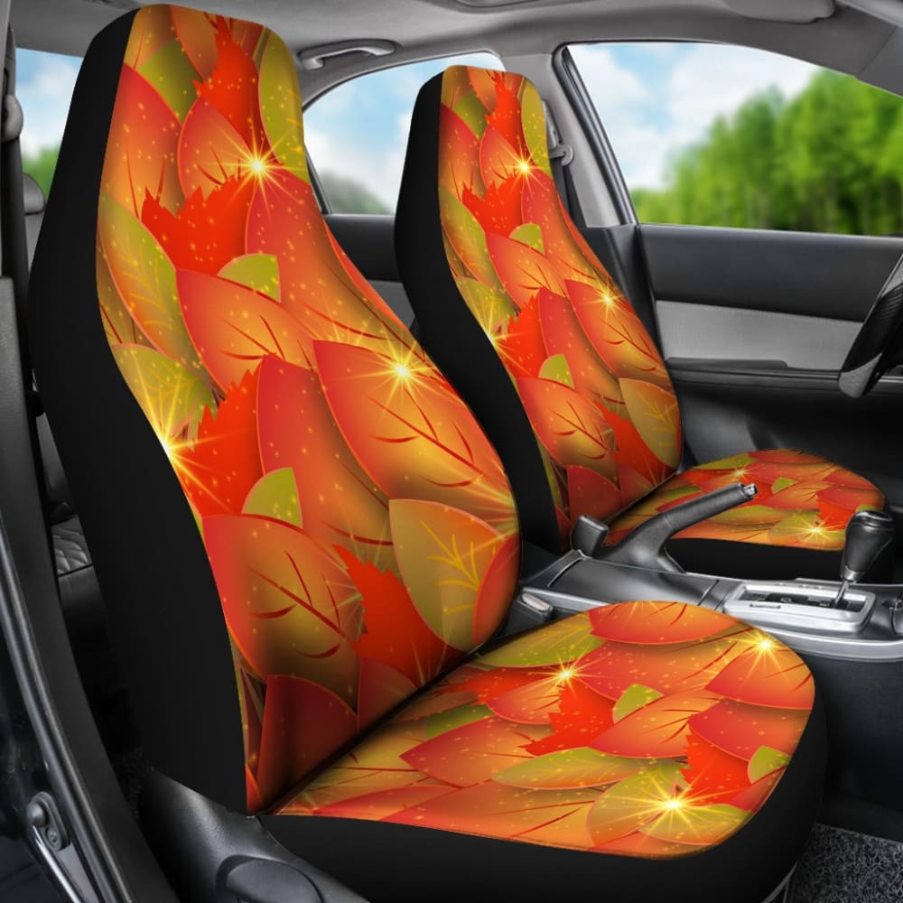 Fall In Autumn Leaves Car Seat Covers