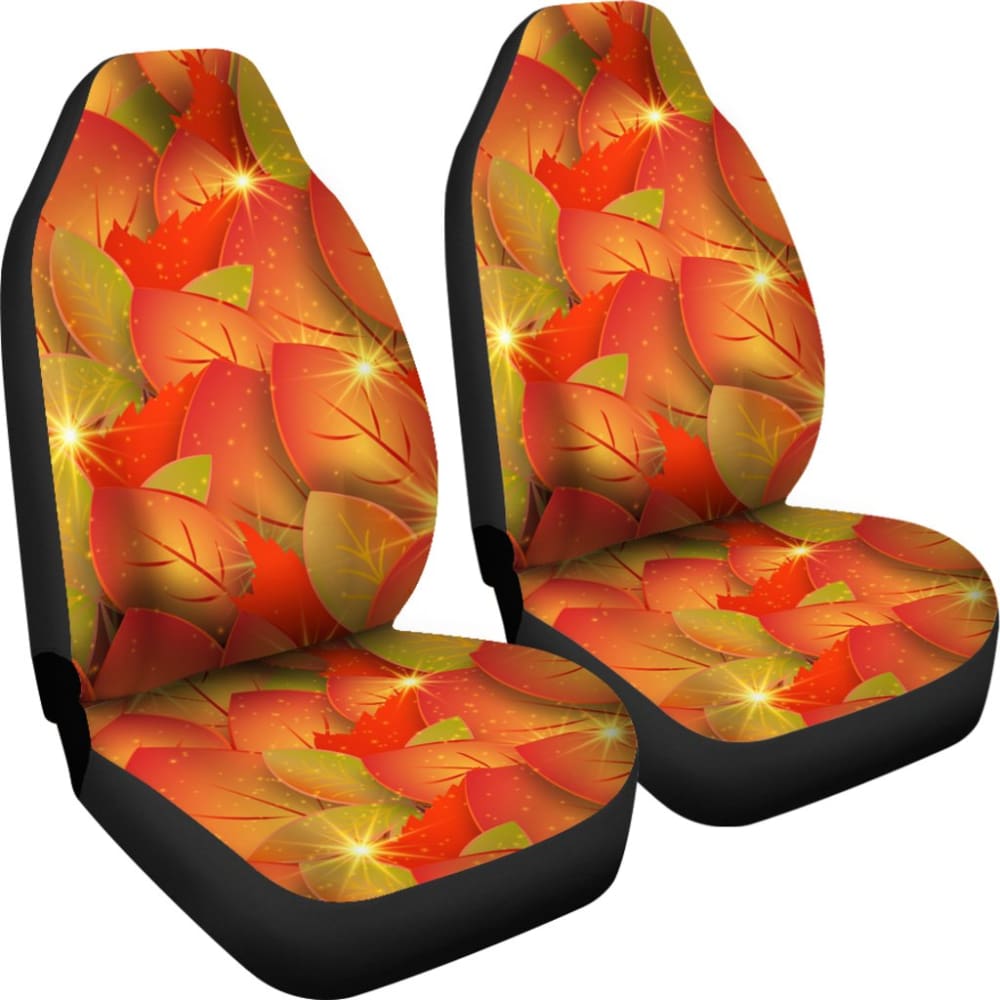 Fall In Autumn Leaves Car Seat Covers