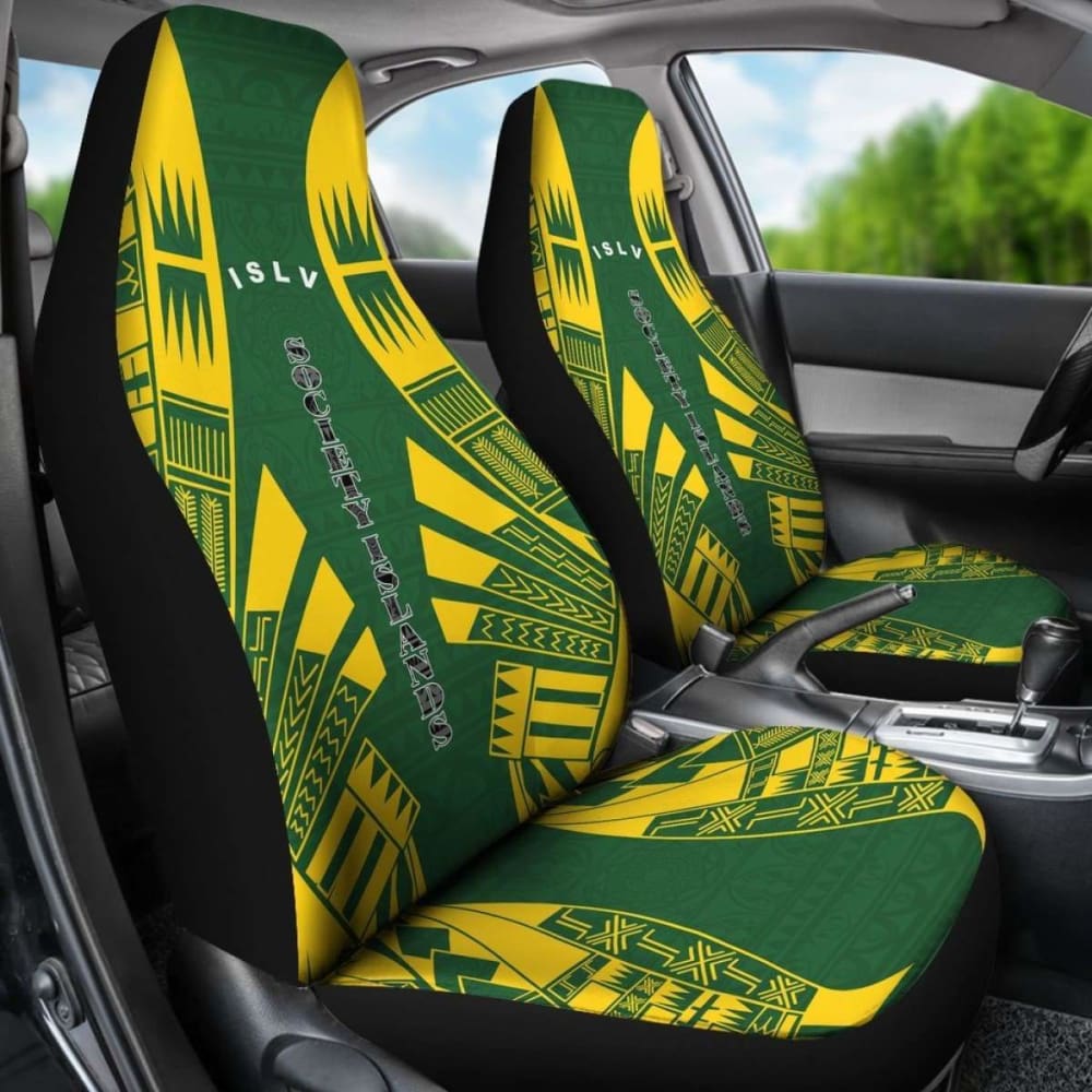 Society Islands Car Seat Covers - Society Islands Flag Polynesian Tattoo Flag -