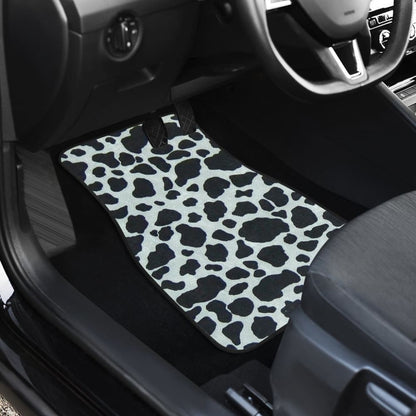 Cowhide Skin Print Car Floor Mats