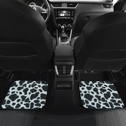 Cowhide Skin Print Car Floor Mats