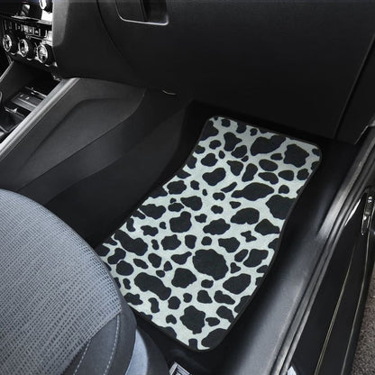 Cowhide Skin Print Car Floor Mats