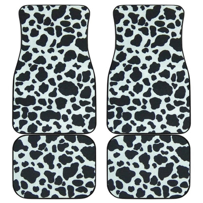 Cowhide Skin Print Car Floor Mats