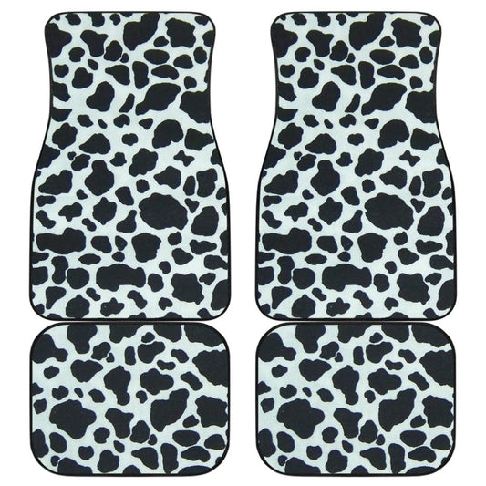 Cowhide Skin Print Car Floor Mats