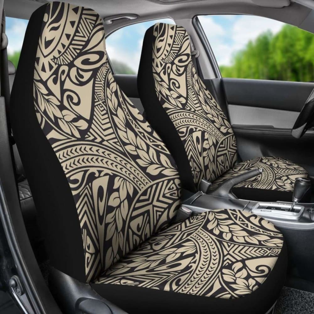 Polynesian Car Seat Cover - Polynesian Tattoo -