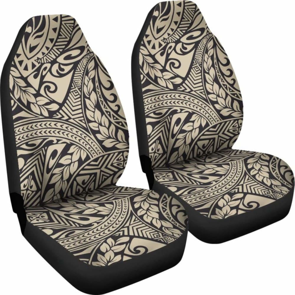 Polynesian Car Seat Cover - Polynesian Tattoo -