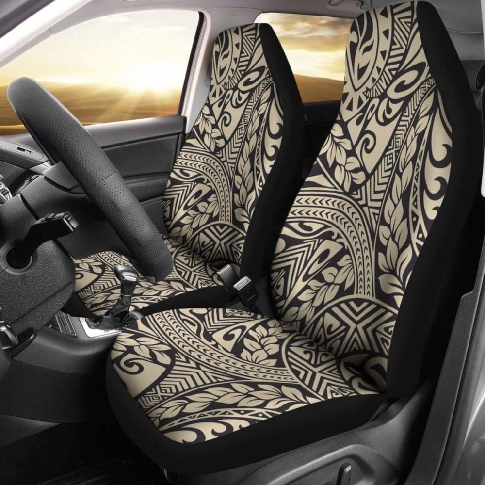 Polynesian Car Seat Cover - Polynesian Tattoo -