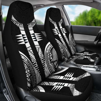 American Samoa Car Seat Covers - American Samoa Black Armor Tattoo -