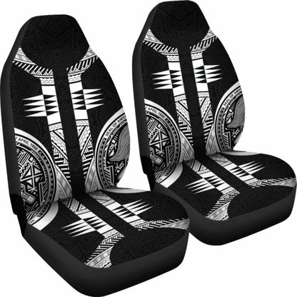 American Samoa Car Seat Covers - American Samoa Black Armor Tattoo -