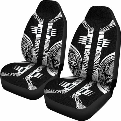 American Samoa Car Seat Covers - American Samoa Black Armor Tattoo -