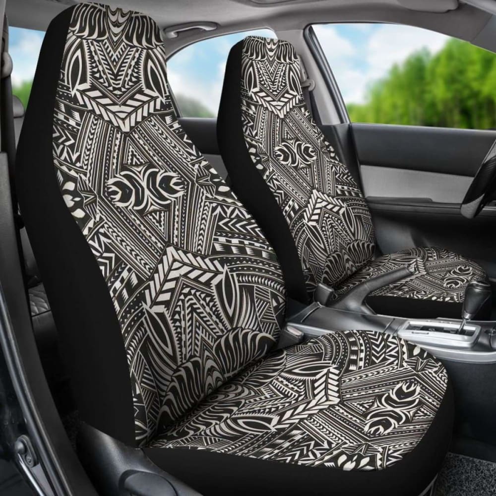 Polynesian Car Seat Cover - Polynesian Tattoo -