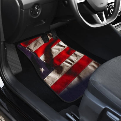 Car Floor Mats with American Flag Pride Custom Design